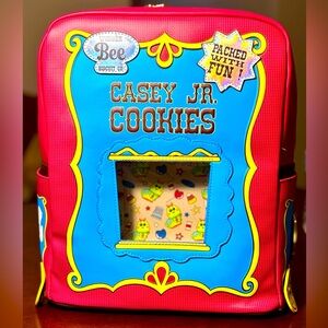 Loungefly Disney Mini Backpack Bugs Life, Casey Jr. Cookies SDCC Exclusivesive